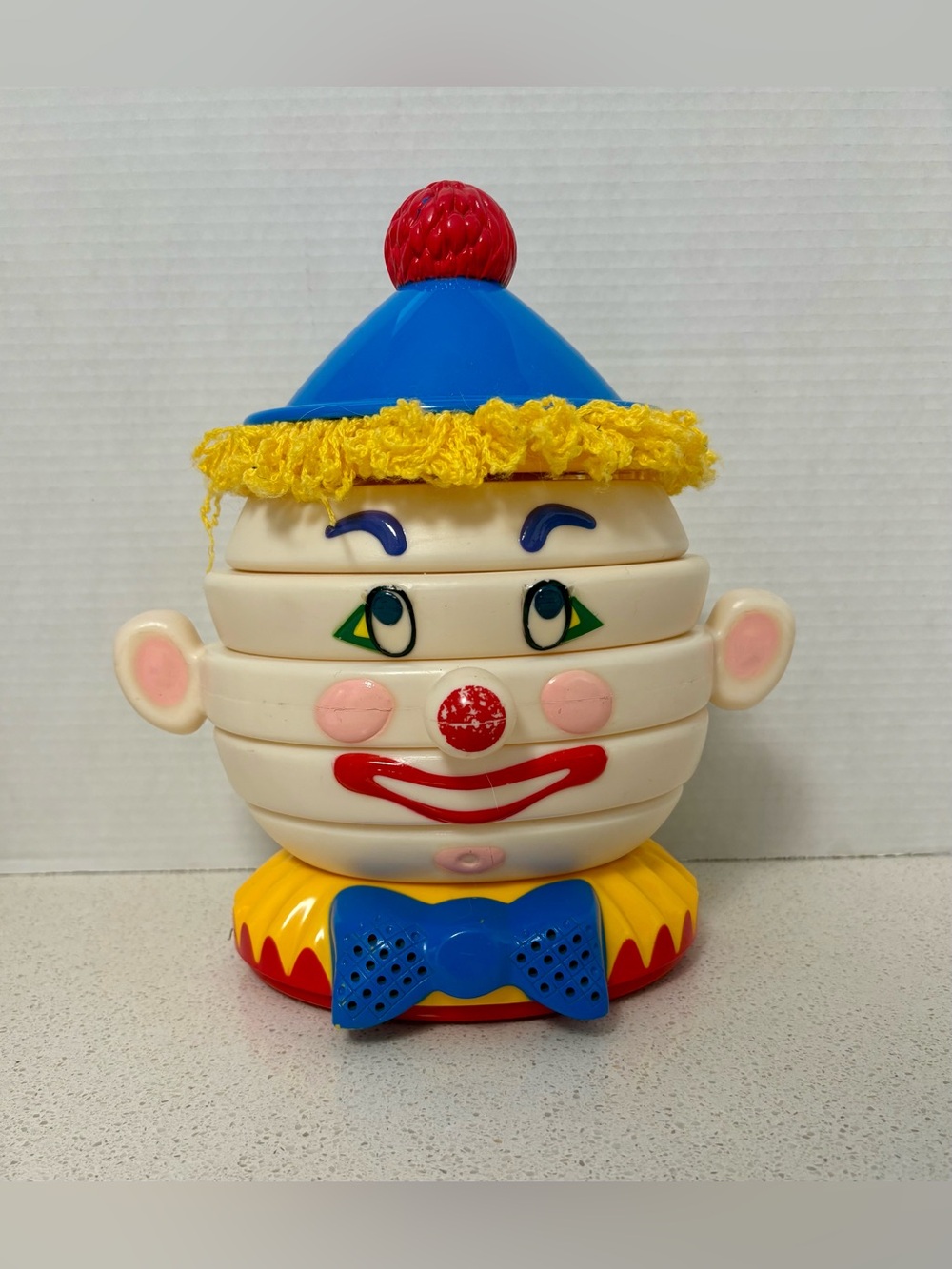 Vintage Talking Stack-A-Round Clarence the Clown